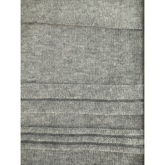 Jim Spencer Men’s L Gray Full Zip Cotton Cardigan Sweater - Picture 4 of 7